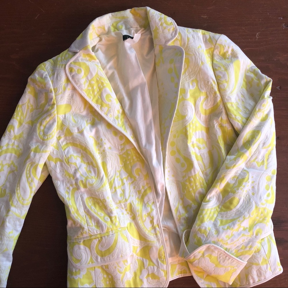 J Crew embossed blazer